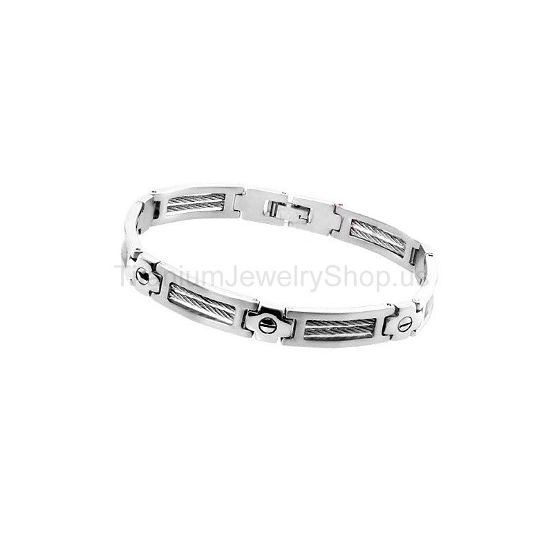 Pulsera De Titanio De 8 Pulgadas Pulsera De Titanio De 8 Pulgadas