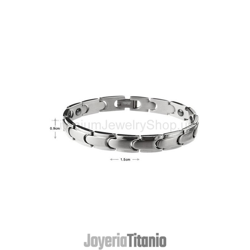 Pulsera De Titanio De 7 Pulgadas Pulsera De Titanio De 7 Pulgadas