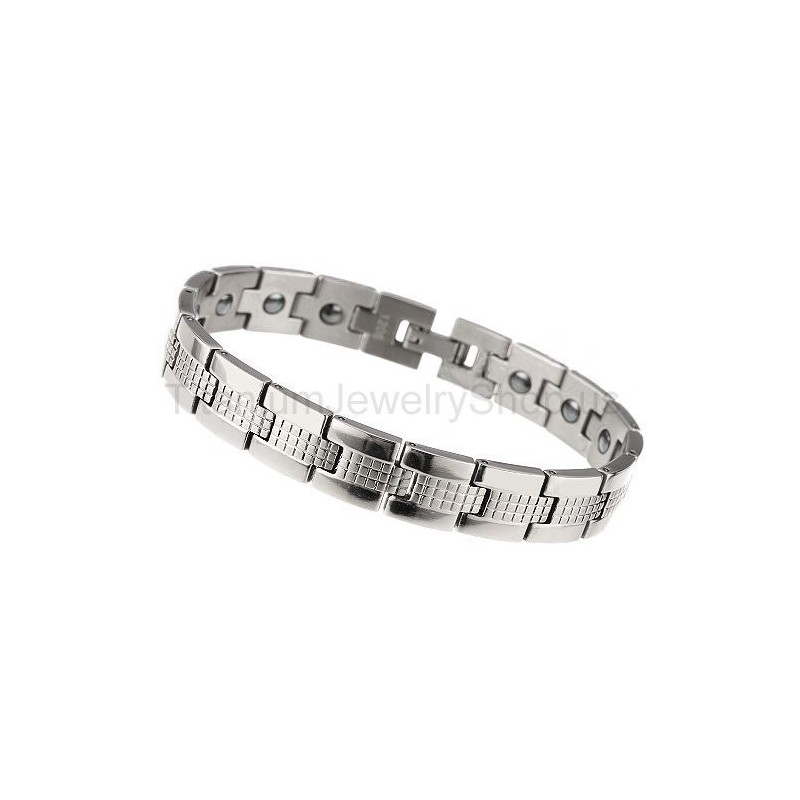Pulsera De Titanio Para Hombre De 8,5 Pulgadas Pulsera De Titanio Para Hombre De 8,5 Pulgadas