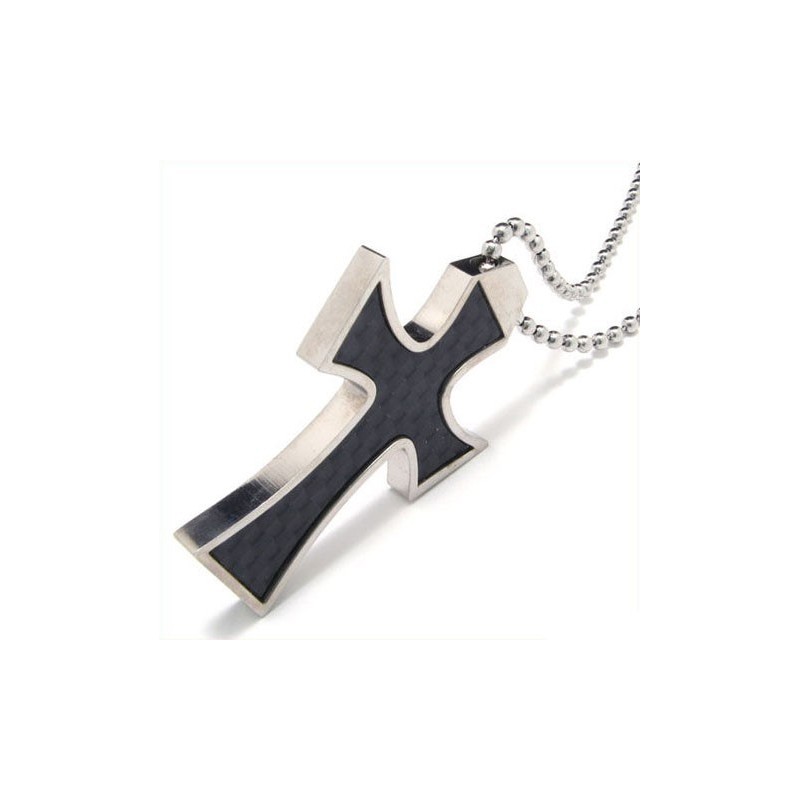 Collar Con Colgante De Titanio Puro Con Cruz De Ala De Alta Calidad Para Hombre Collar Con Colgante De Titanio Puro Con Cruz De Ala De Alta Calidad Para Hombre