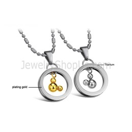 Colgantes De Mickey En Titanio, Plata Y Oro Con Cadenas Gratis 264