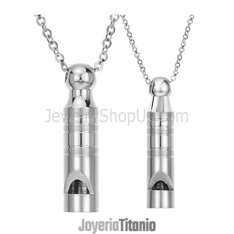 Colgantes De Silbato Para Amantes De La Plata Y Titanio Con Cadenas Gratis 205 Colgantes De Silbato Para Amantes De La Plata Y Titanio Con Cadenas Gratis 205