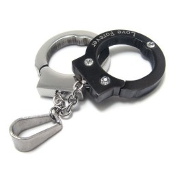 Colgante De Collar De Titanio Puro Con Esposas De Amor De Hombre Noble