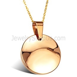 Colgante De Tungsteno Pulido De Oro Rosa Con Una Anchura De 720 Mm