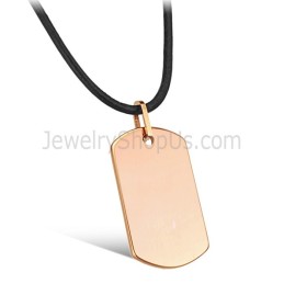 Colgante De Tungsteno En Oro Rosa C633