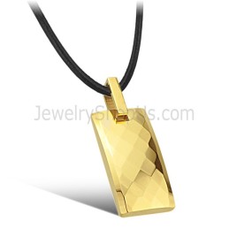 Colgante De Oro De Tungsteno Con Diseño Multifacético Intrincado C632