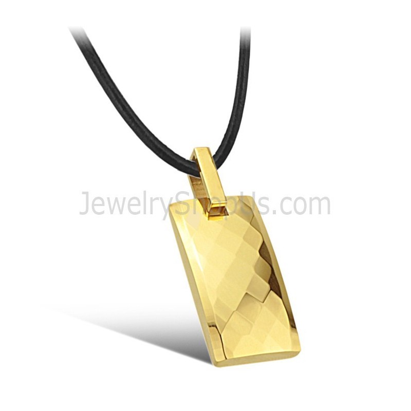 Colgante De Oro De Tungsteno Con Diseño Multifacético Intrincado C632