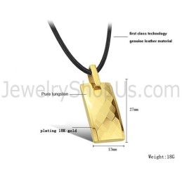 Colgante De Oro De Tungsteno Con Diseño Multifacético Intrincado C632