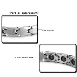 Pulsera De Salud Con Energía Magnética De Tungsteno De Alto Brillo C945