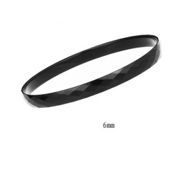 Brazalete De Tungsteno Negro Pulido C888