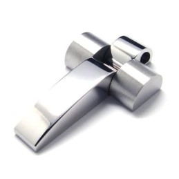 Colgante De Titanio Giratorio Con Forma De Cruz De 4 Piezas Con Brillo De Cool Man