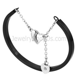 Brazalete Ajustable De Tatanium (Negro, Plata, Oro Rosa) Bg810