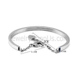 Brazalete Ajustable De Tatanium (Negro, Plata, Oro Rosa) Bg810