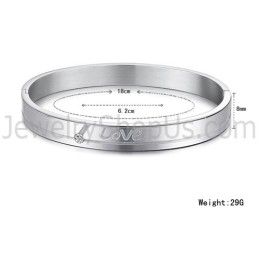 Brazaletes De Pareja "Love" De Tatanium Con Pedrería C874