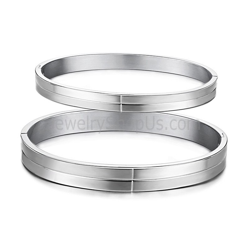 Brazaletes De Pareja De Tatanio C821 Brazaletes De Pareja De Tatanio C821
