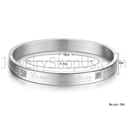Pulseras De Pareja Tatanium "Colección Amor" Con Pedrería C849