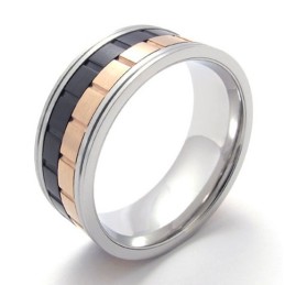 Anillo De Titanio Coloreado