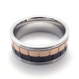 Anillo De Titanio Coloreado