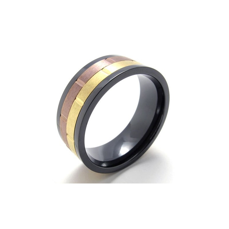 Anillo De Titanio Coloreado