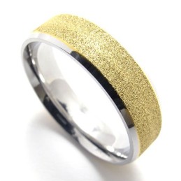 Anillo De Titanio Con Perla De Color