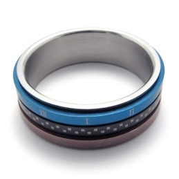 Anillo De Titanio Coloreado