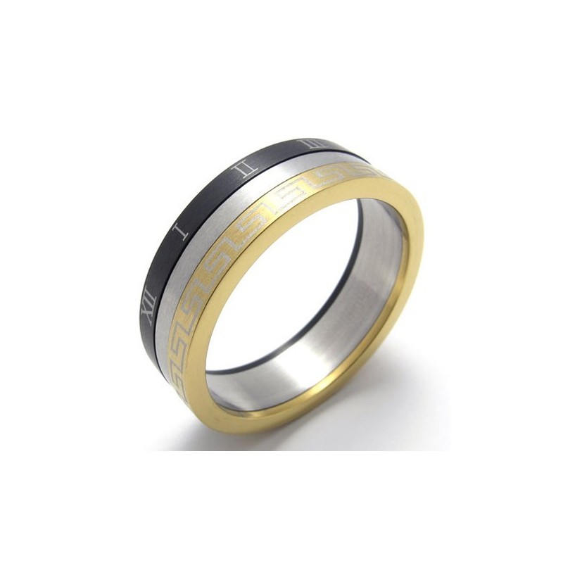 Anillo De Titanio Coloreado