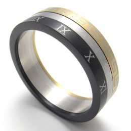 Anillo De Titanio Coloreado