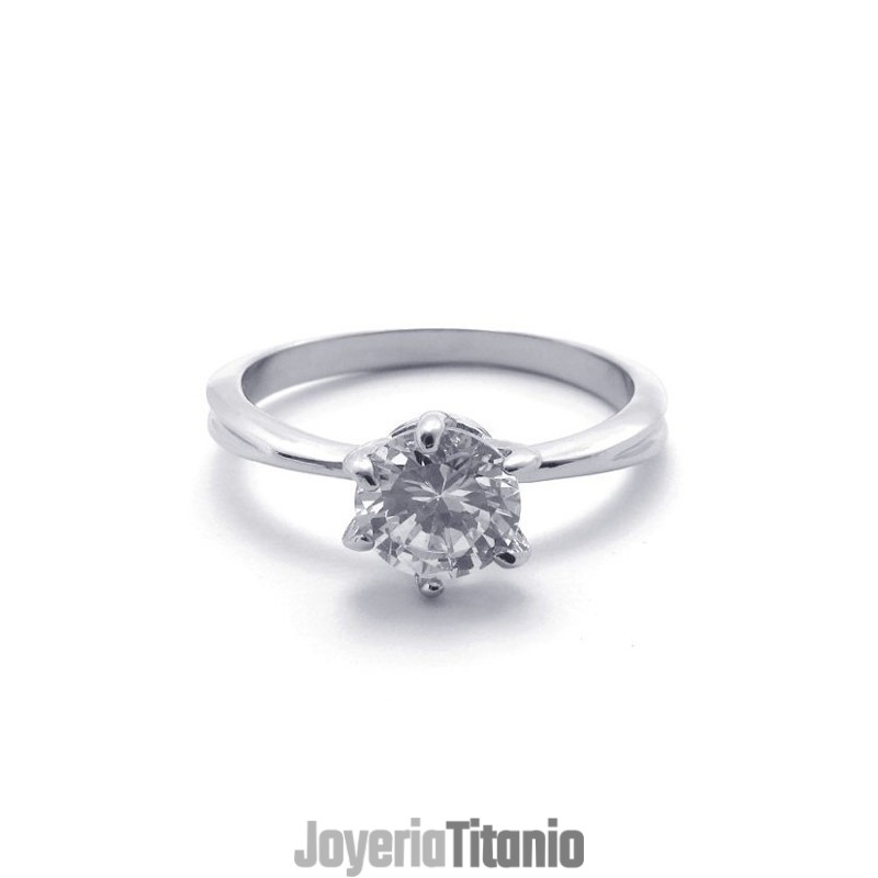 Anillo De Titanio Con Diamantes Anillo De Titanio Con Diamantes