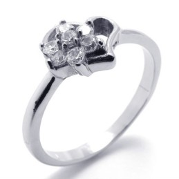 Anillo De Titanio Con Diamantes