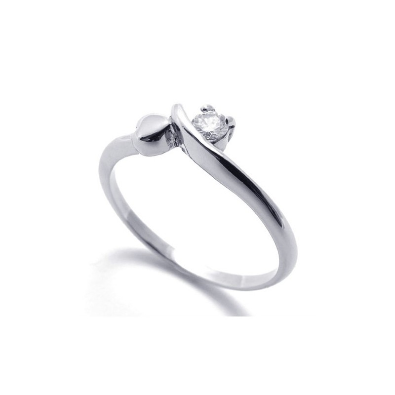 Anillo De Titanio Con Diamantes Anillo De Titanio Con Diamantes