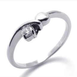 Anillo De Titanio Con Diamantes