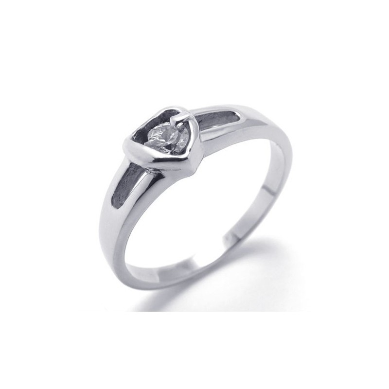 Anillo De Titanio Con Diamantes Para Mujer Anillo De Titanio Con Diamantes Para Mujer