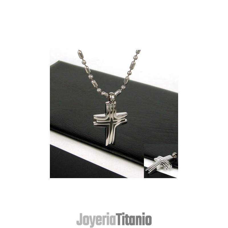Colgante De Titanio Puro Con Cruz Exclusivo Para Hombre, Regalo Colgante De Titanio Puro Con Cruz Exclusivo Para Hombre, Regalo