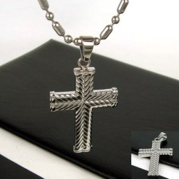 Colgante De Titanio Puro Con Cruz Exclusivo Para Hombre, Regalo