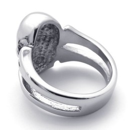 Anillo De Titanio Con Calavera