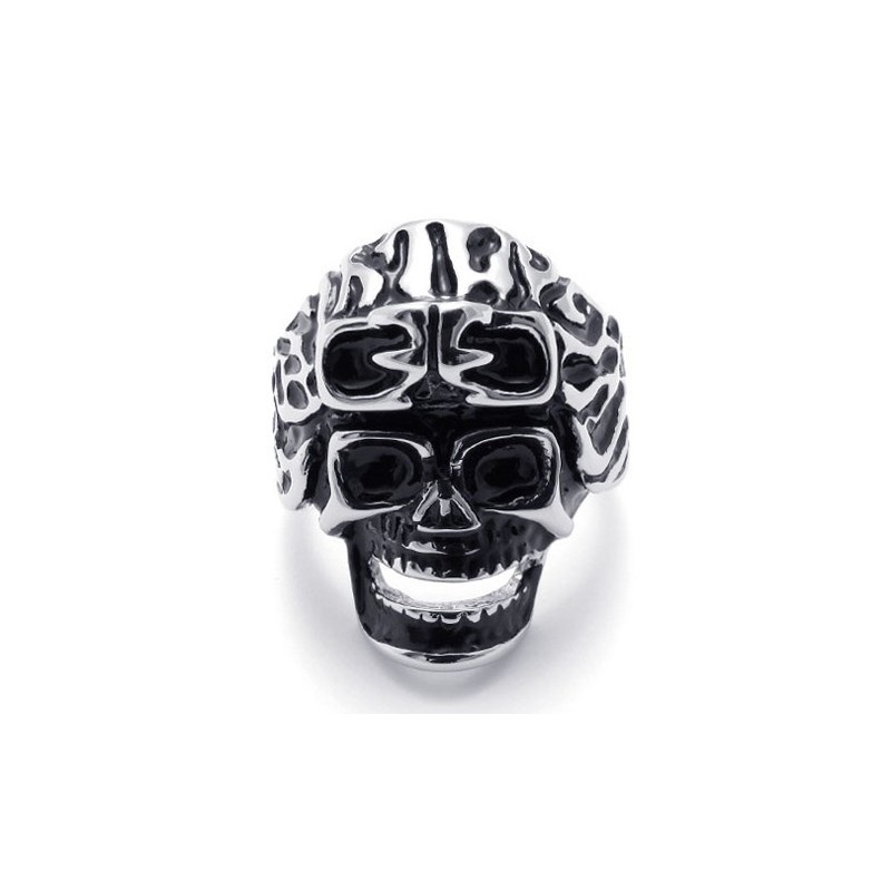 Anillo De Titanio Con Calavera Anillo De Titanio Con Calavera