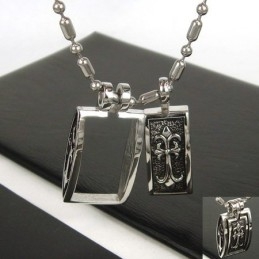 Colgante De Titanio Puro Con Cruz Exclusivo Para Hombre, Regalo