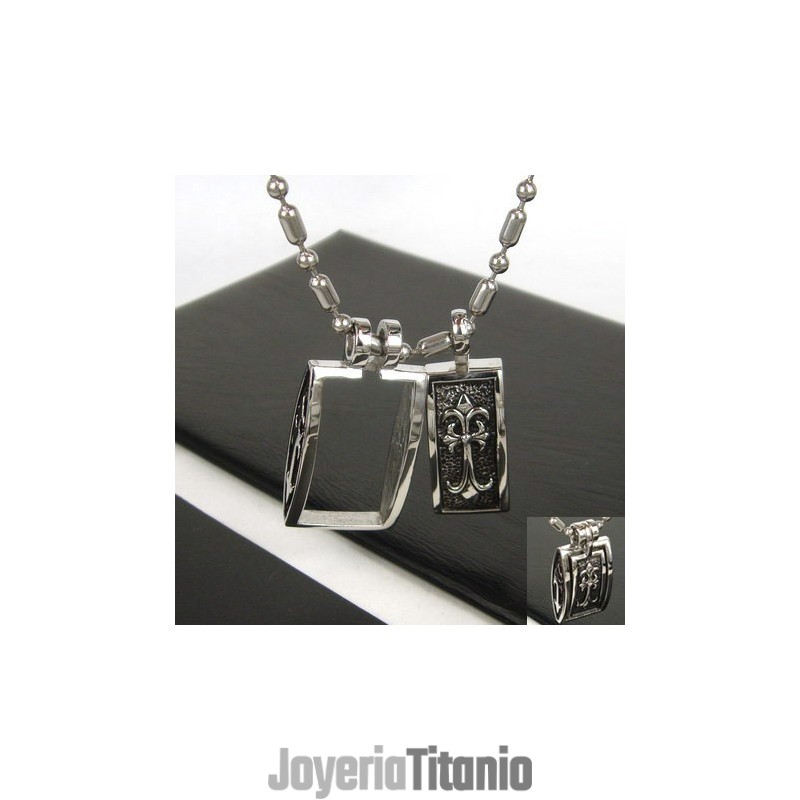 Colgante De Titanio Puro Con Cruz Exclusivo Para Hombre, Regalo Colgante De Titanio Puro Con Cruz Exclusivo Para Hombre, Regalo