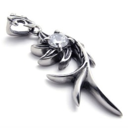 Colgante De Titanio Con Diamantes De Sirena