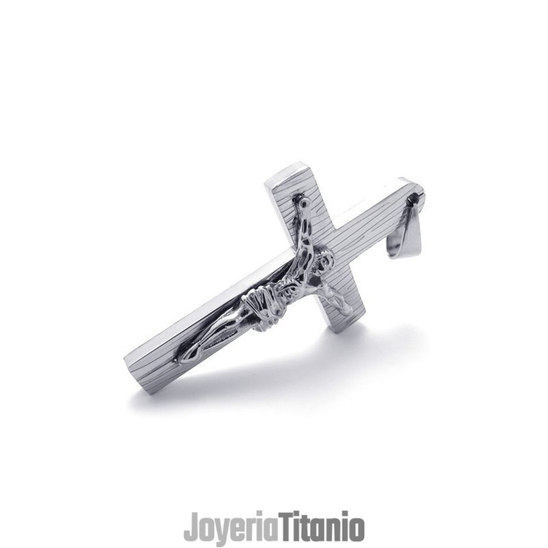 Colgante De Cruz De Titanio De Jesús Colgante De Cruz De Titanio De Jesús