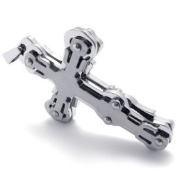 Colgante De Cruz De Titanio