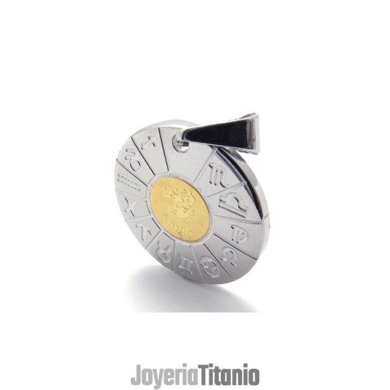 Colgante De Titanio Virgo