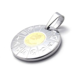 Colgante De Titanio Géminis