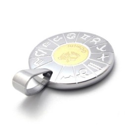 Colgante De Titanio Géminis