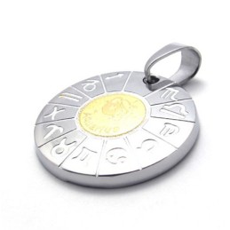 Colgante De Titanio Acuario