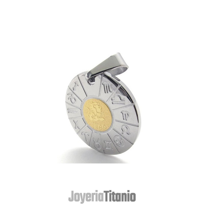Colgante De Titanio Leo