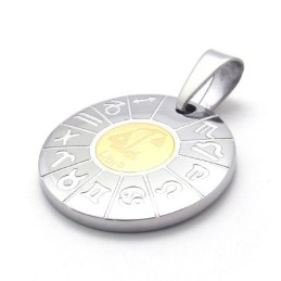 Colgante De Titanio Libra