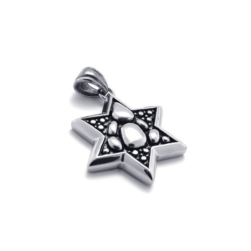 Colgante De Titanio Con Estrella De La Suerte Colgante De Titanio Con Estrella De La Suerte