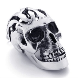 Colgante De Titanio Con Calavera