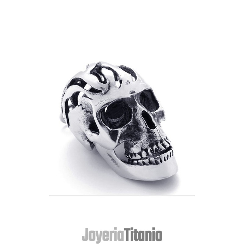 Colgante De Titanio Con Calavera